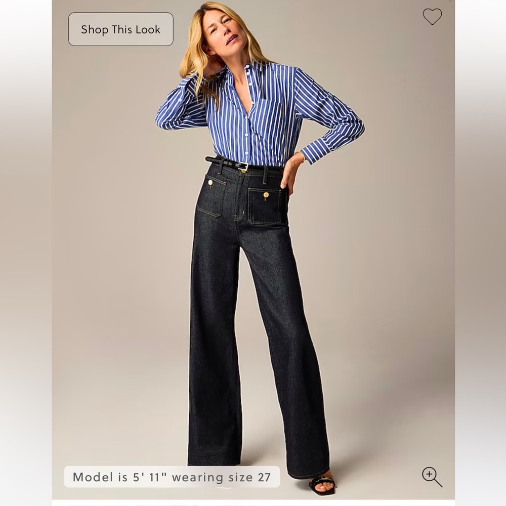 Jcrew Sailor denim trouser